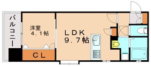 博多駅 徒歩2分 6階の物件間取画像